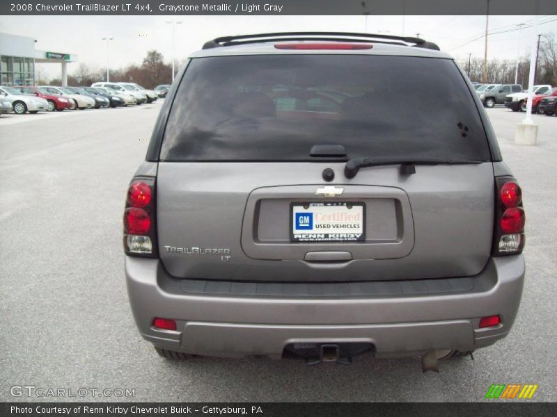 Graystone Metallic / Light Gray 2008 Chevrolet TrailBlazer LT 4x4