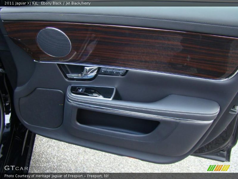 Ebony Black / Jet Black/Ivory 2011 Jaguar XJ XJL