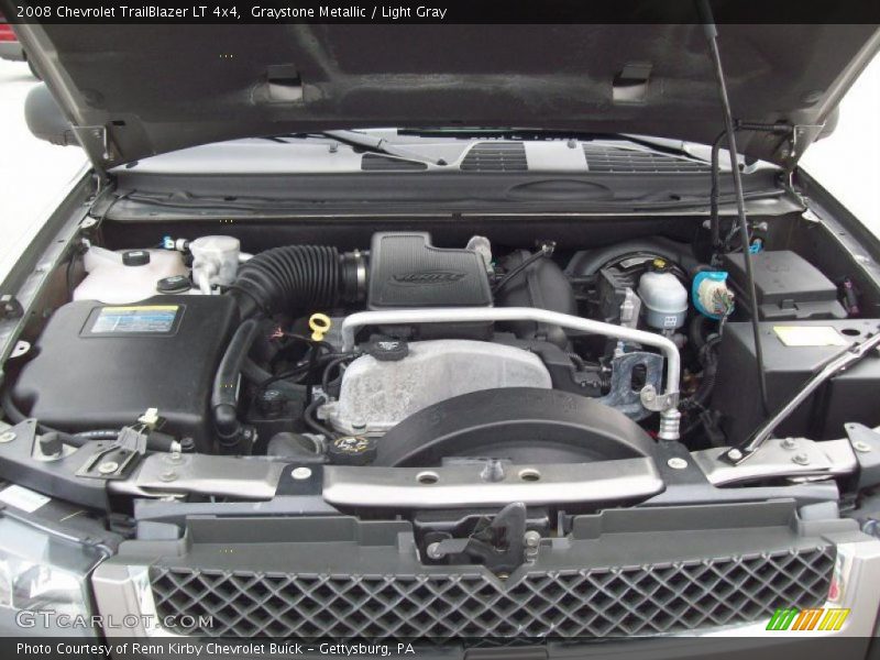 Graystone Metallic / Light Gray 2008 Chevrolet TrailBlazer LT 4x4