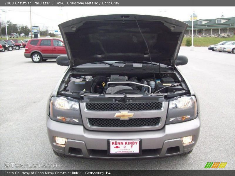 Graystone Metallic / Light Gray 2008 Chevrolet TrailBlazer LT 4x4