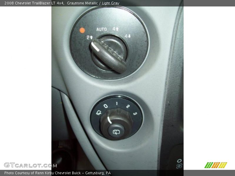 Graystone Metallic / Light Gray 2008 Chevrolet TrailBlazer LT 4x4