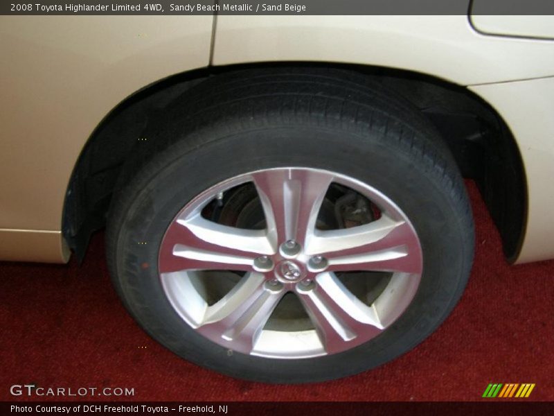 Sandy Beach Metallic / Sand Beige 2008 Toyota Highlander Limited 4WD