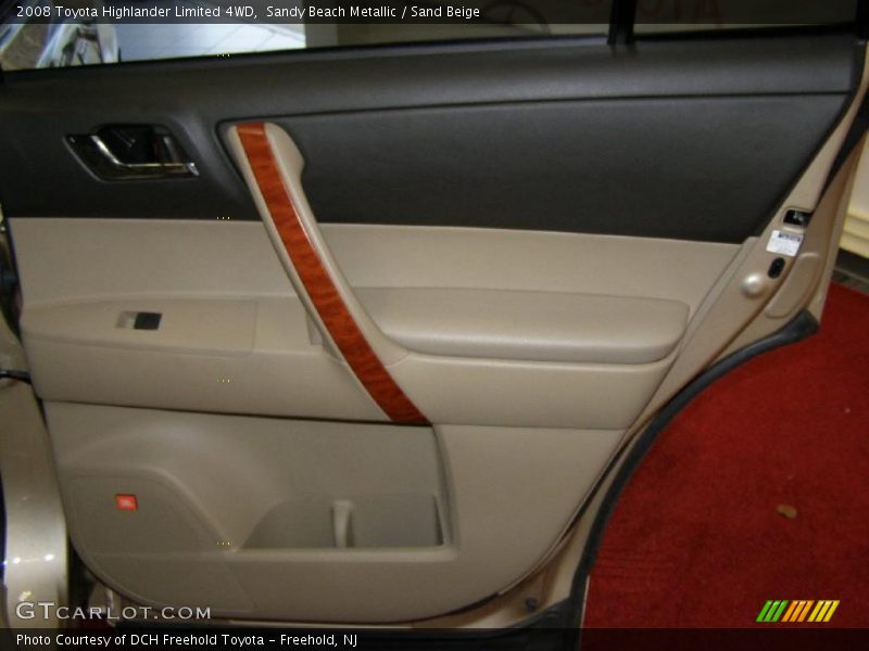 Sandy Beach Metallic / Sand Beige 2008 Toyota Highlander Limited 4WD