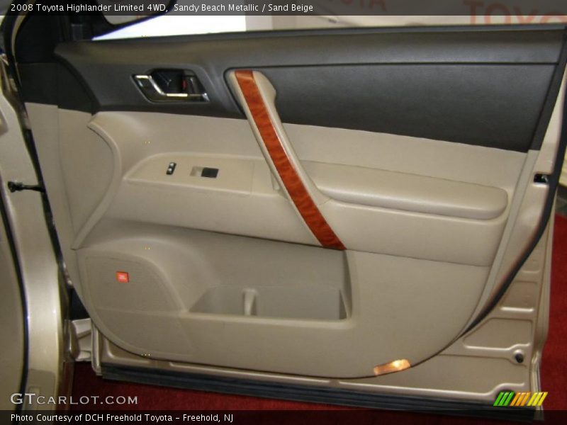 Sandy Beach Metallic / Sand Beige 2008 Toyota Highlander Limited 4WD