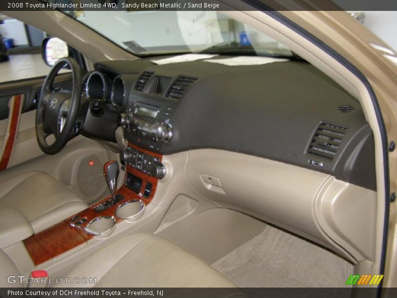 Sandy Beach Metallic / Sand Beige 2008 Toyota Highlander Limited 4WD