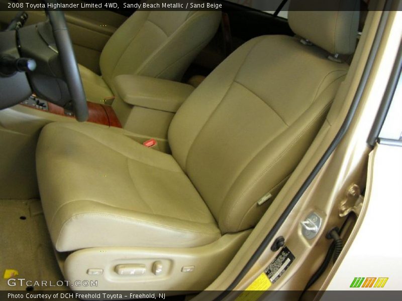 Sandy Beach Metallic / Sand Beige 2008 Toyota Highlander Limited 4WD