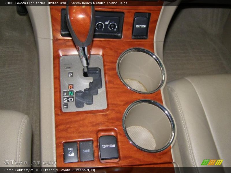 Sandy Beach Metallic / Sand Beige 2008 Toyota Highlander Limited 4WD