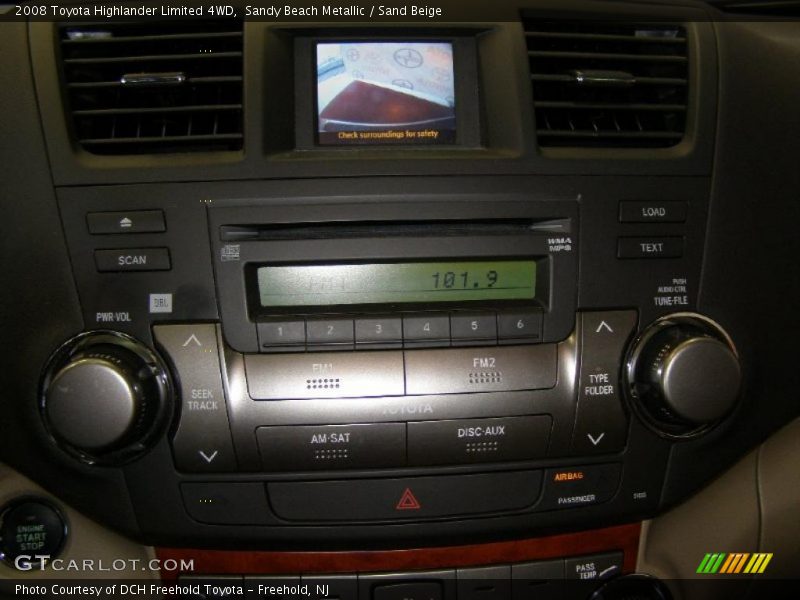 Sandy Beach Metallic / Sand Beige 2008 Toyota Highlander Limited 4WD