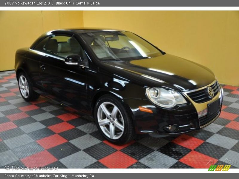 Black Uni / Cornsilk Beige 2007 Volkswagen Eos 2.0T