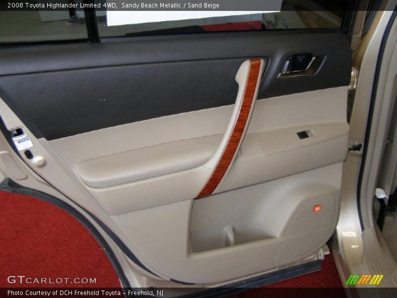 Sandy Beach Metallic / Sand Beige 2008 Toyota Highlander Limited 4WD