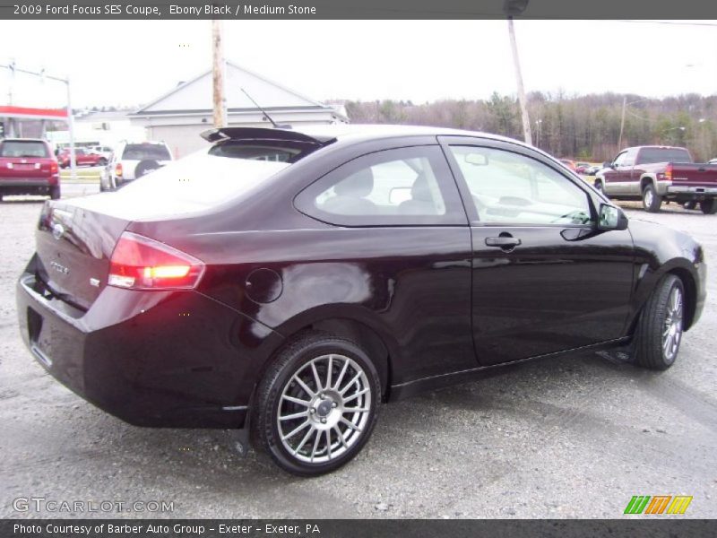 Ebony Black / Medium Stone 2009 Ford Focus SES Coupe