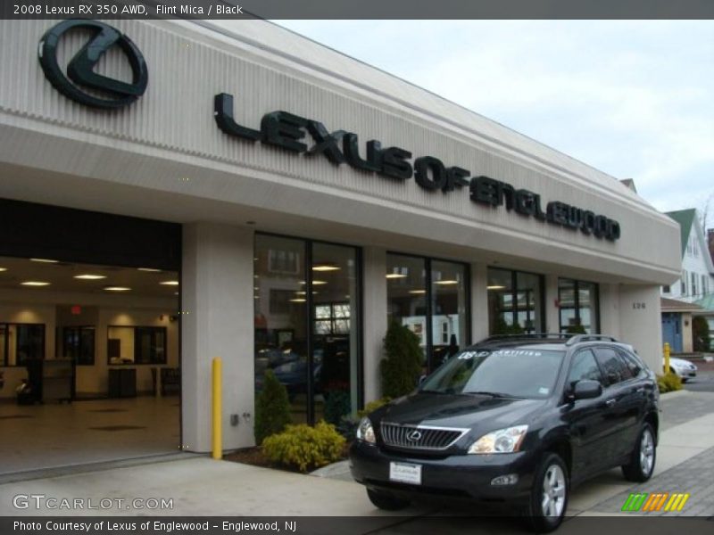 Flint Mica / Black 2008 Lexus RX 350 AWD