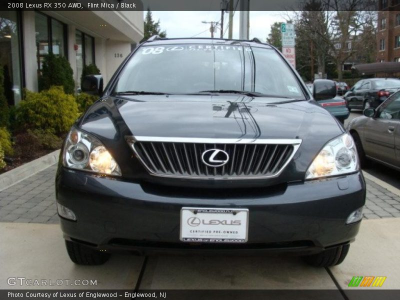 Flint Mica / Black 2008 Lexus RX 350 AWD