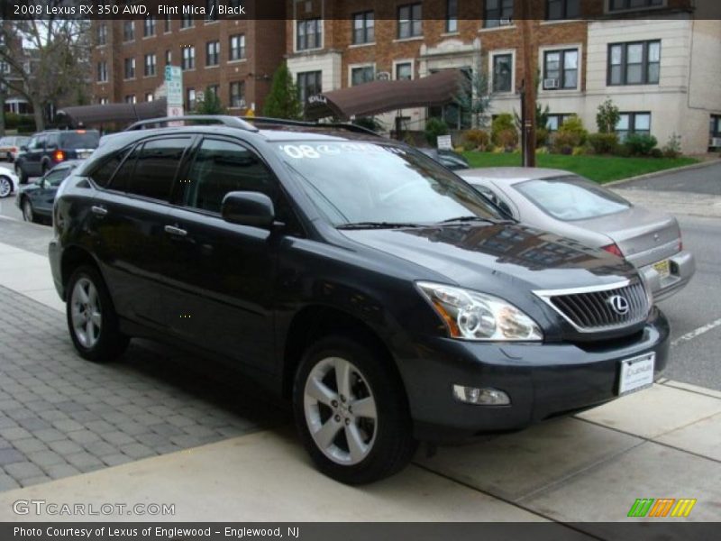 Flint Mica / Black 2008 Lexus RX 350 AWD