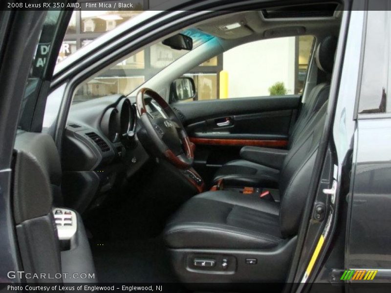 Flint Mica / Black 2008 Lexus RX 350 AWD
