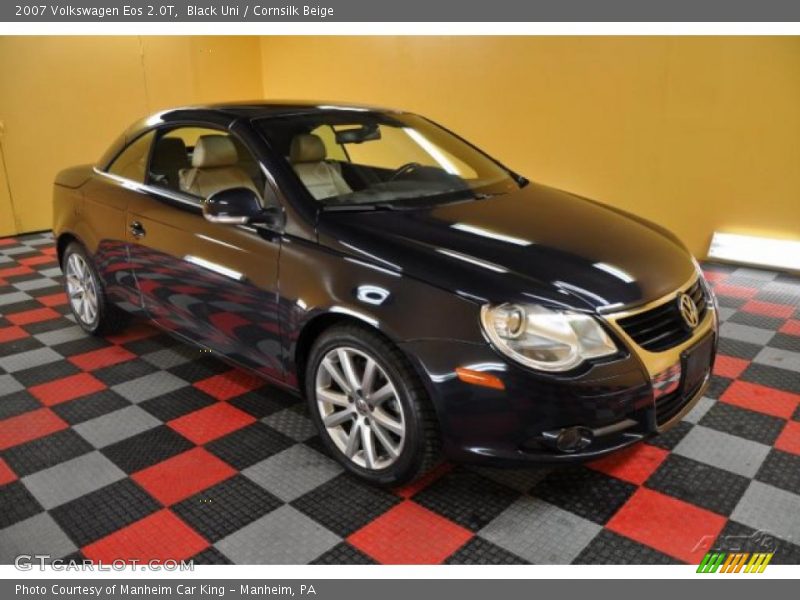Black Uni / Cornsilk Beige 2007 Volkswagen Eos 2.0T