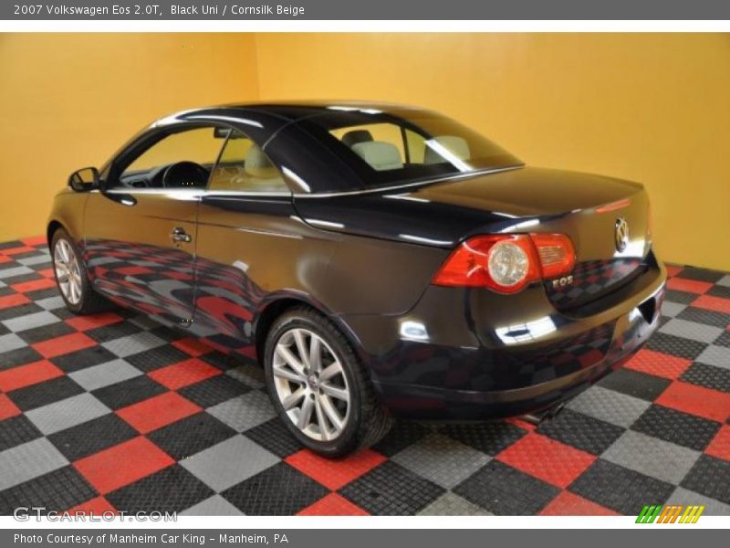 Black Uni / Cornsilk Beige 2007 Volkswagen Eos 2.0T