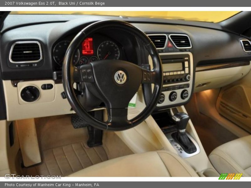Black Uni / Cornsilk Beige 2007 Volkswagen Eos 2.0T