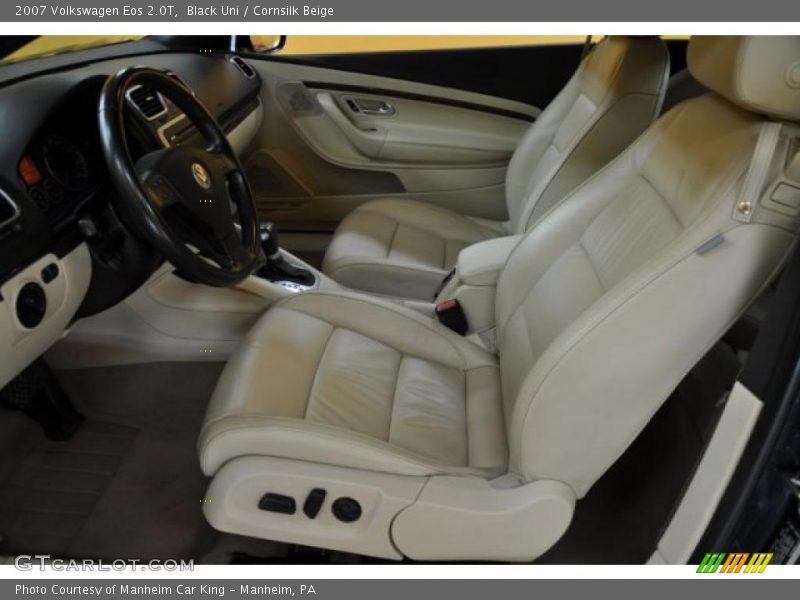 Black Uni / Cornsilk Beige 2007 Volkswagen Eos 2.0T