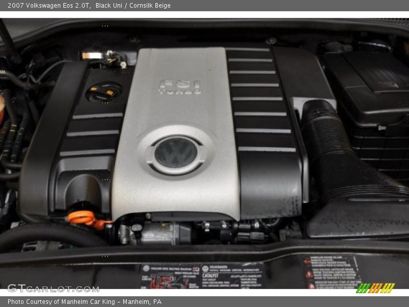 Black Uni / Cornsilk Beige 2007 Volkswagen Eos 2.0T