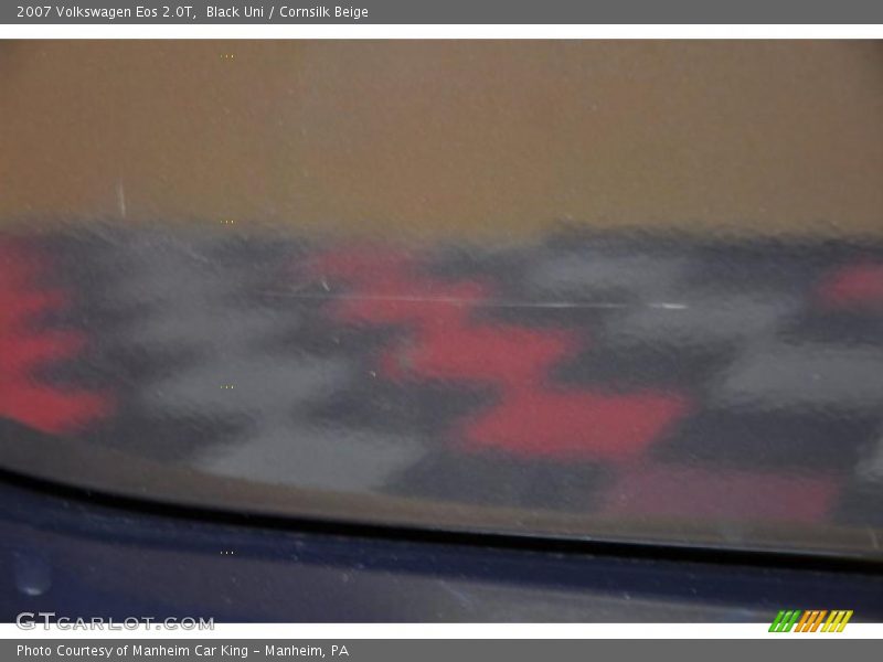 Black Uni / Cornsilk Beige 2007 Volkswagen Eos 2.0T