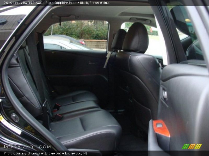 Black Sapphire Pearl / Black/Brown Walnut 2010 Lexus RX 350 AWD