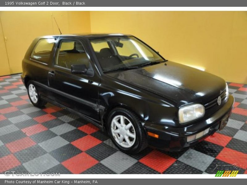 Black / Black 1995 Volkswagen Golf 2 Door