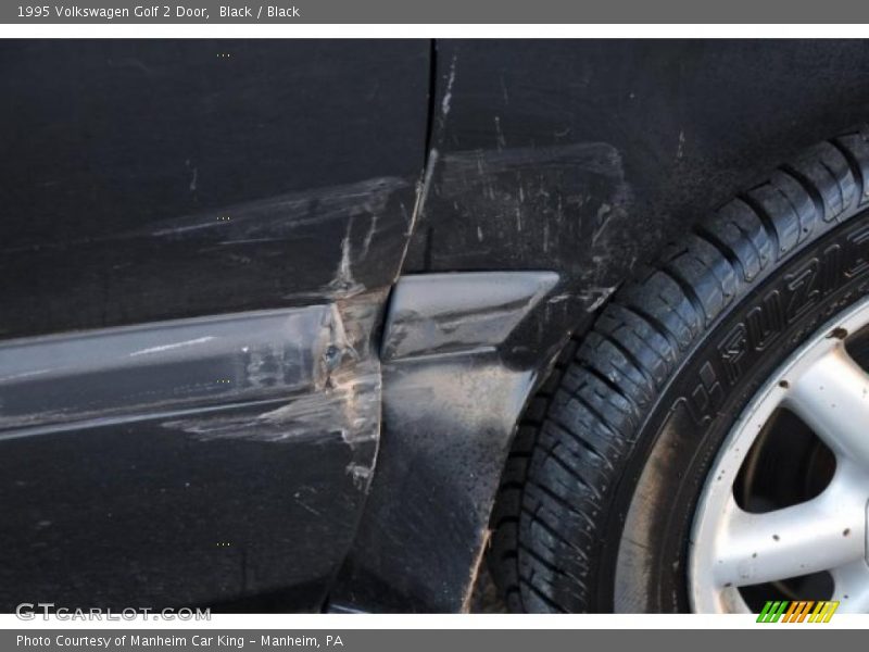 Black / Black 1995 Volkswagen Golf 2 Door