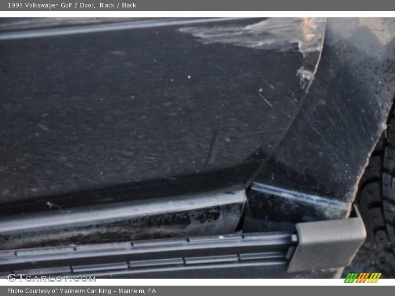 Black / Black 1995 Volkswagen Golf 2 Door
