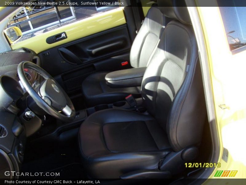 Sunflower Yellow / Black 2009 Volkswagen New Beetle 2.5 Coupe