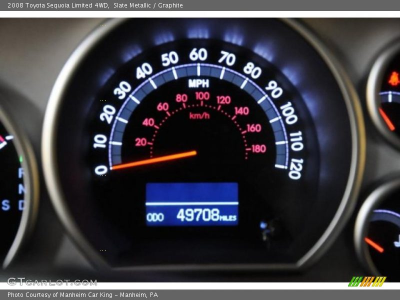 Slate Metallic / Graphite 2008 Toyota Sequoia Limited 4WD