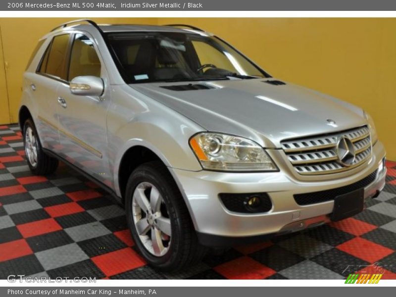 Iridium Silver Metallic / Black 2006 Mercedes-Benz ML 500 4Matic