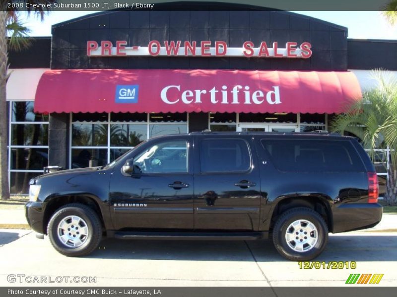 Black / Ebony 2008 Chevrolet Suburban 1500 LT