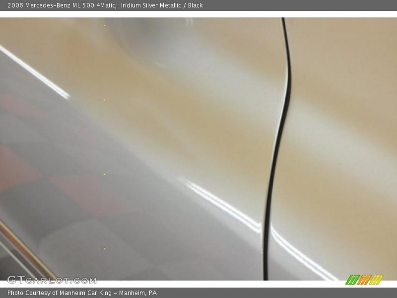 Iridium Silver Metallic / Black 2006 Mercedes-Benz ML 500 4Matic