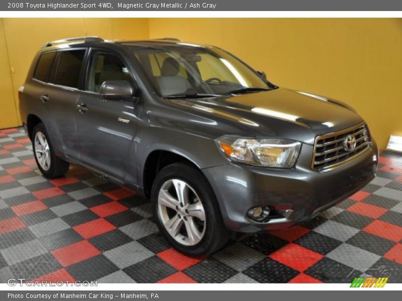 Magnetic Gray Metallic / Ash Gray 2008 Toyota Highlander Sport 4WD