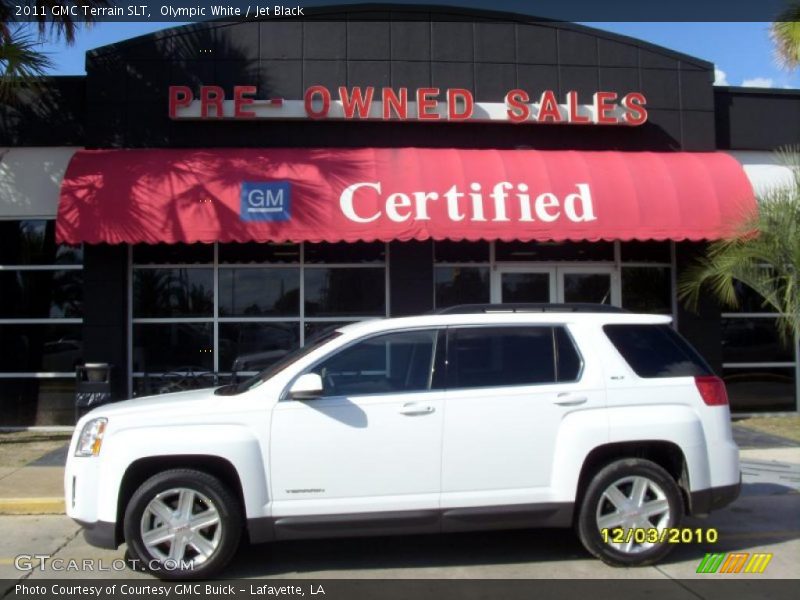 Olympic White / Jet Black 2011 GMC Terrain SLT