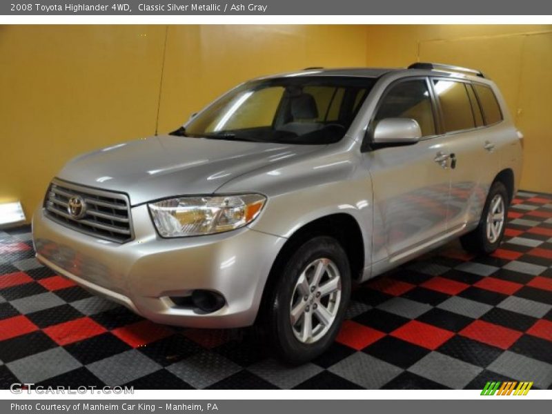 Classic Silver Metallic / Ash Gray 2008 Toyota Highlander 4WD