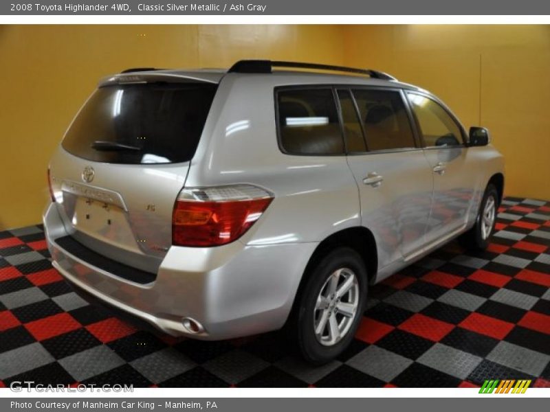 Classic Silver Metallic / Ash Gray 2008 Toyota Highlander 4WD