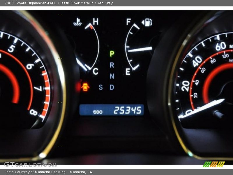Classic Silver Metallic / Ash Gray 2008 Toyota Highlander 4WD