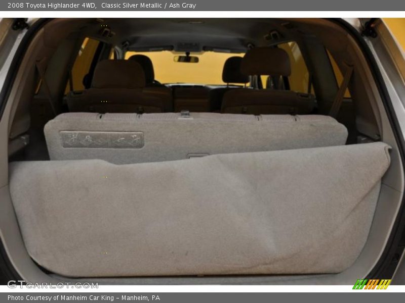 Classic Silver Metallic / Ash Gray 2008 Toyota Highlander 4WD