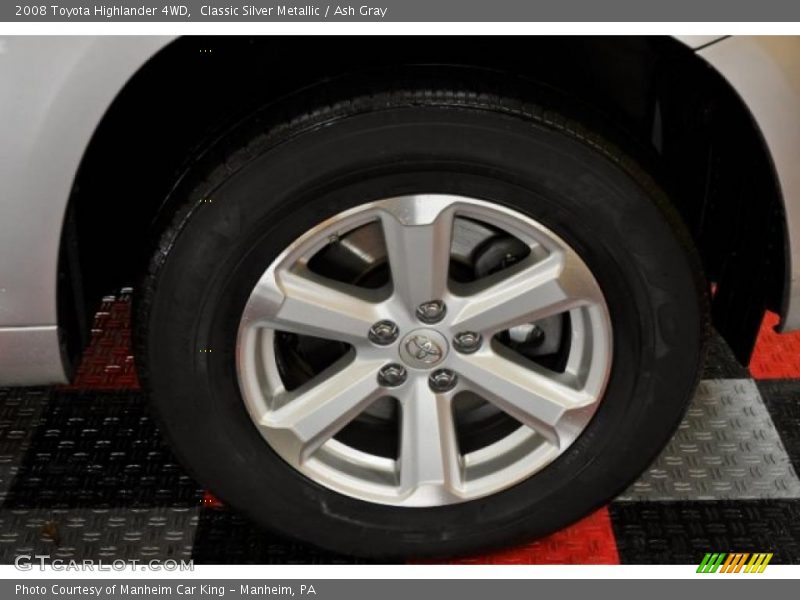 Classic Silver Metallic / Ash Gray 2008 Toyota Highlander 4WD