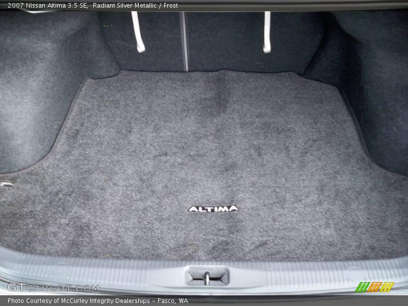 Radiant Silver Metallic / Frost 2007 Nissan Altima 3.5 SE