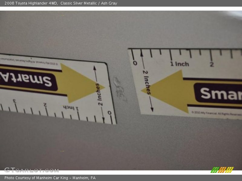 Classic Silver Metallic / Ash Gray 2008 Toyota Highlander 4WD