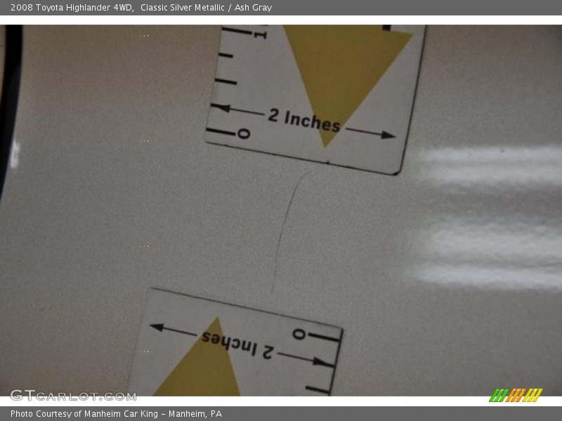 Classic Silver Metallic / Ash Gray 2008 Toyota Highlander 4WD