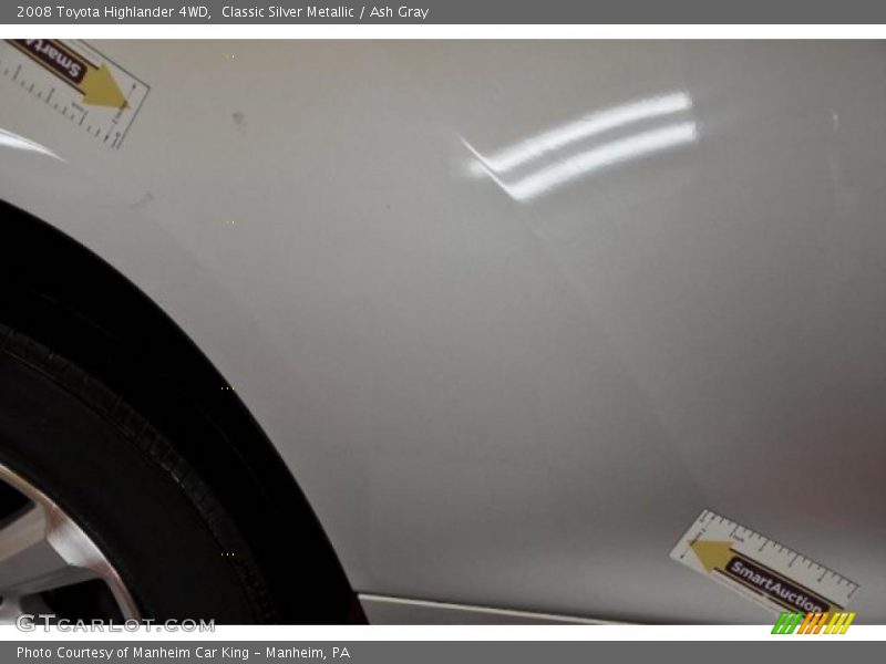 Classic Silver Metallic / Ash Gray 2008 Toyota Highlander 4WD
