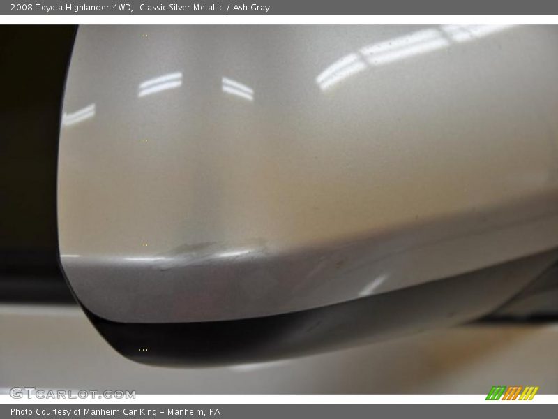 Classic Silver Metallic / Ash Gray 2008 Toyota Highlander 4WD