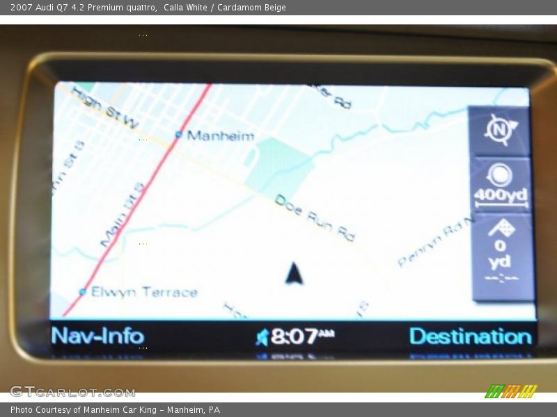 Navigation of 2007 Q7 4.2 Premium quattro