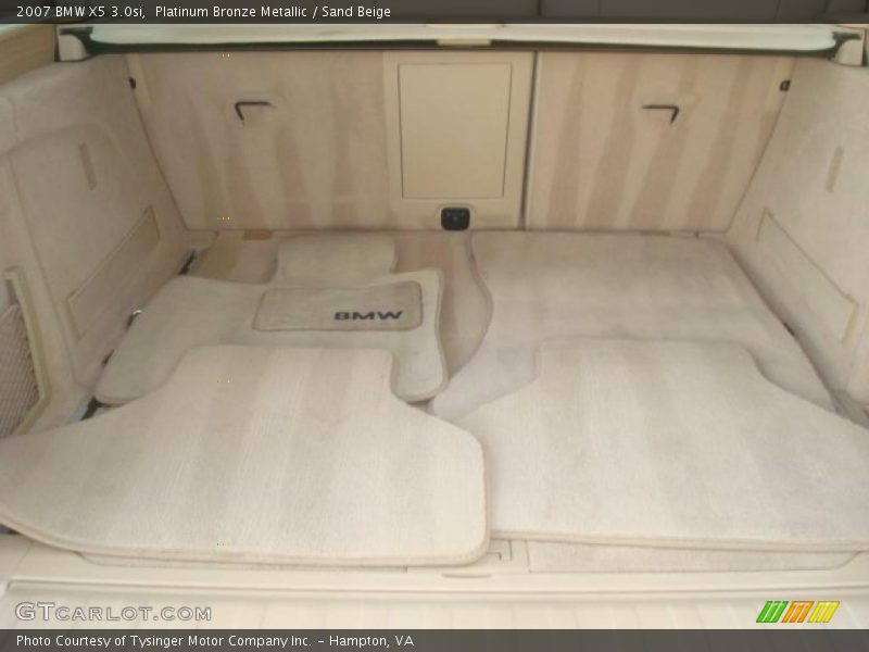Platinum Bronze Metallic / Sand Beige 2007 BMW X5 3.0si