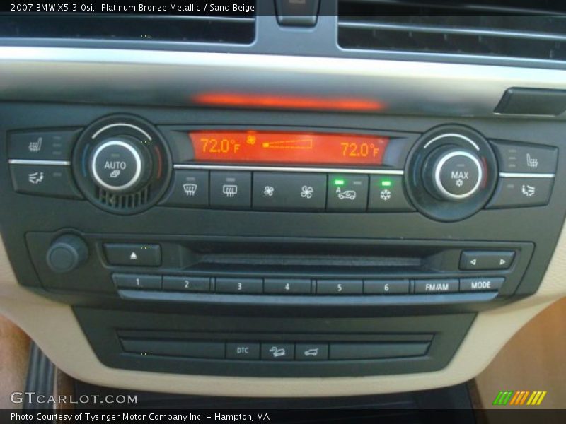 Platinum Bronze Metallic / Sand Beige 2007 BMW X5 3.0si