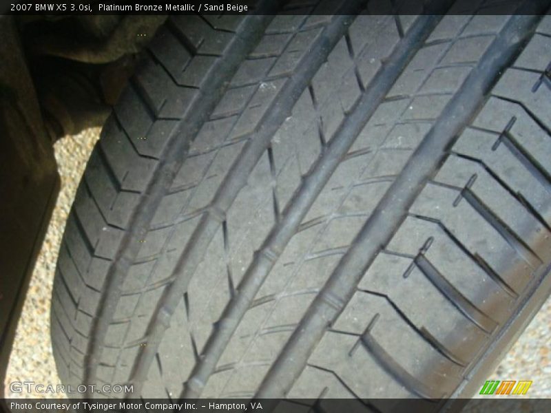 Platinum Bronze Metallic / Sand Beige 2007 BMW X5 3.0si